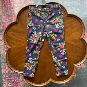 Navy Floral Time & Tru Capris
